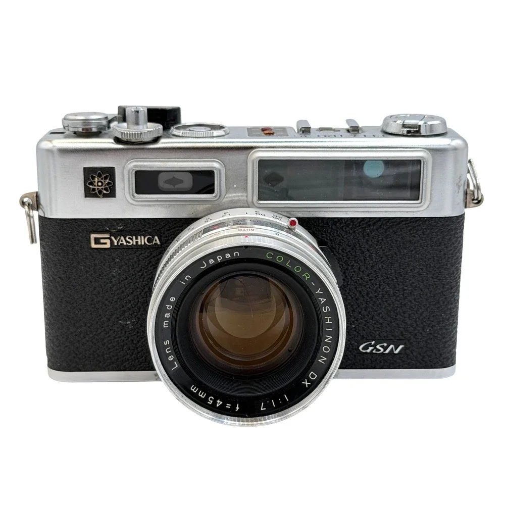 Yashica Electro 35 GSN Rangefinder Camera Color-Yashinon DX 45mm f1.7 Lens Japan